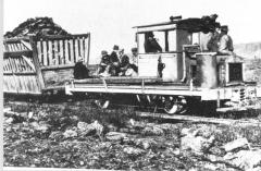 Peat harvesting train